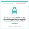 1X Nebulizer Certeza Nb-607 1’s With Clenil Compositum Aerosol Nebuliser Suspension 5Vialx2ml (Free Of Cost)