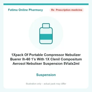 1Xpack Of Portable Compressor Nebulizer Buerer Ih-60 1’s With 1X Clenil Compositum Aerosol Nebuliser Suspension 5Vialx2ml (Free Of Cost)