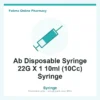 Ab Disposable Syringe 22G X 1 10ml (10Cc) Syringe