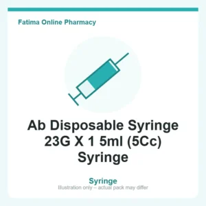 Ab Disposable Syringe 23G X 1 5ml (5Cc) Syringe