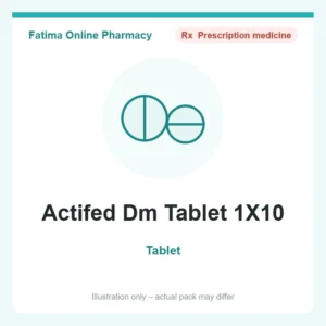 Actifed Dm Tablet 1X10