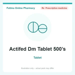 Actifed Dm Tablet 500’s