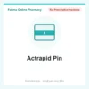 Actrapid Pin