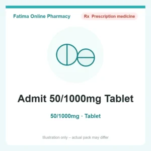 Admit 50/1000mg Tablet