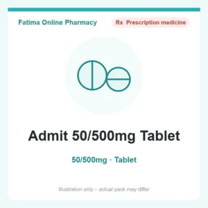 Admit 50/500mg Tablet