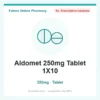 Aldomet 250mg Tablet 1X10