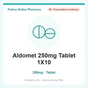 Aldomet 250mg Tablet 1X10
