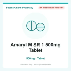 Amaryl M SR 1 500mg Tablet