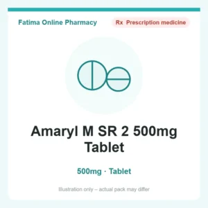 Amaryl M SR 2 500mg Tablet