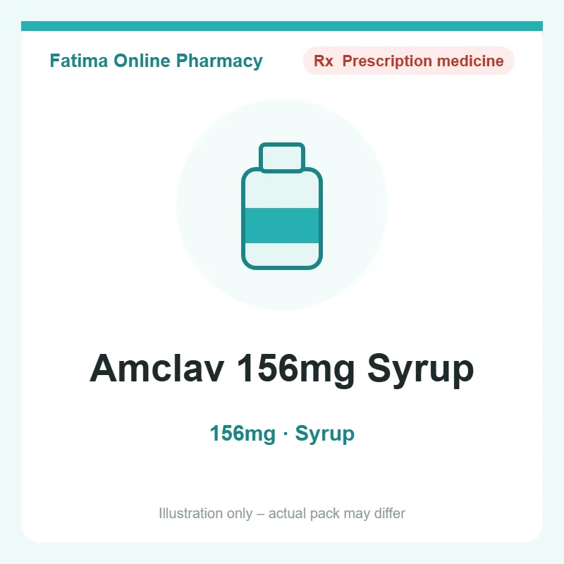 amclav 156mg syp Amclav 156mg Syrup