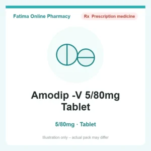 Amodip -V 5/80mg Tablet