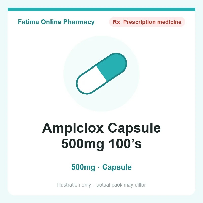 ampiclox capsule 500mg 100s Ampiclox Capsule 500mg 100’s