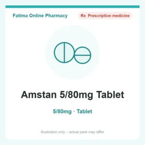 Amstan 5/80mg Tablet
