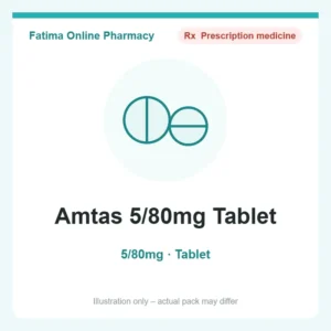 Amtas 5/80mg Tablet