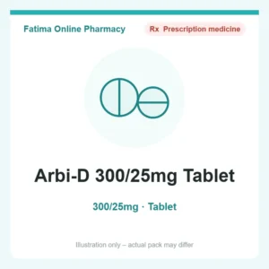 Arbi-D 300/25mg Tablet