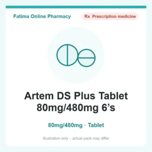 Artem DS Plus Tablet 80mg/480mg 6’s