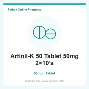 Artinil-K 50 Tablet 50mg 2×10’s