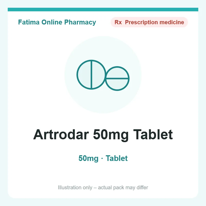 artrodar 50mg tablet Artrodar 50mg Tablet