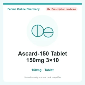 Ascard-150 Tablet 150mg 3×10