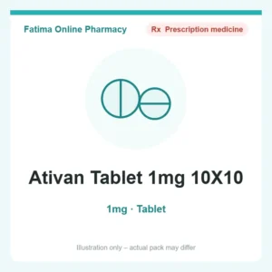Ativan Tablet 1mg 10X10