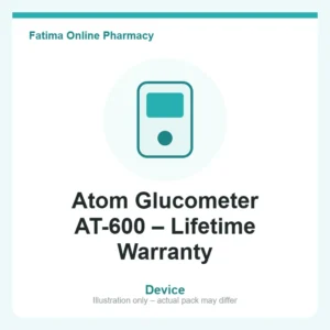Atom Glucometer AT-600 – Lifetime Warranty – device