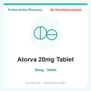 Atorva 20mg Tablet