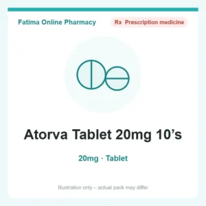 Atorva Tablet 20mg 10’s