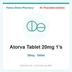Atorva Tablet 20mg 1’s