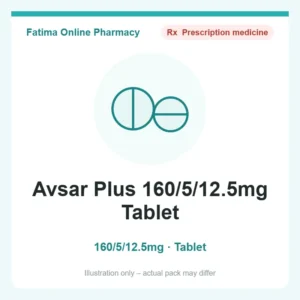 Avsar Plus 160/5/12.5mg Tablet