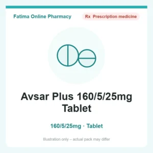 Avsar Plus 160/5/25mg Tablet