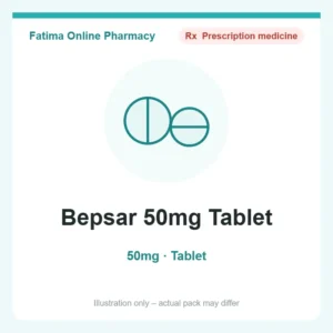 Bepsar 50mg Tablet