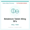 Betablock Tablet 40mg 50’s