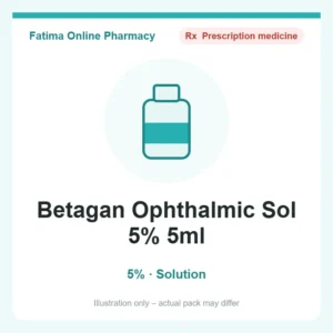 Betagan Ophthalmic Sol 5% 5ml – solution
