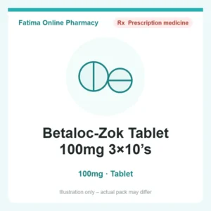 Betaloc-Zok Tablet 100mg 3×10’s