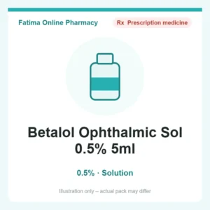 Betalol Ophthalmic Sol 0.5% 5ml – solution