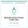 Betoptic-S Eye Drops 0.25% 5ml