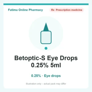 Betoptic-S Eye Drops 0.25% 5ml