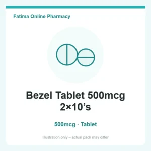 Bezel Tablet 500mcg 2×10’s