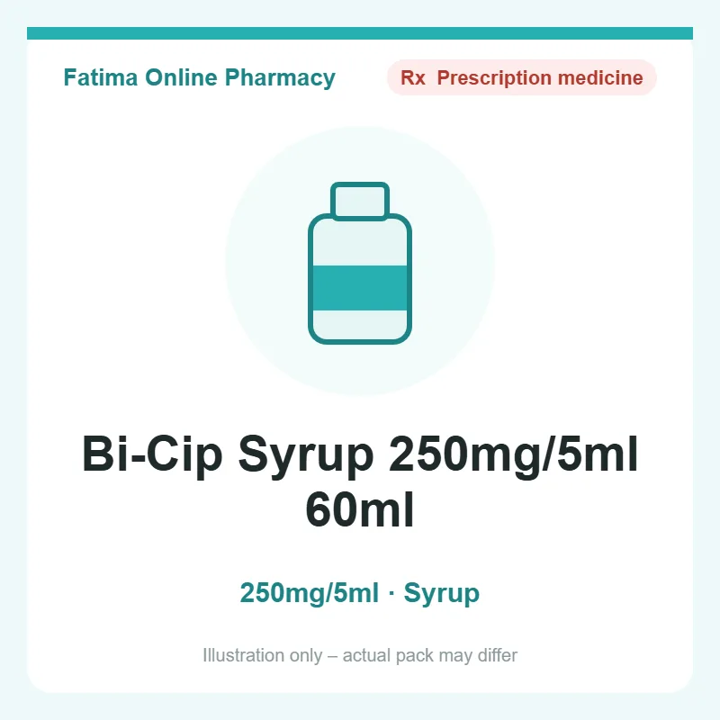 bi cip syp 250mg 5ml 60ml Bi-Cip Syrup 250mg/5ml 60ml