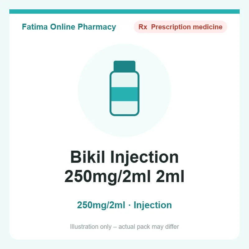 bikil inj 250mg 2ml 2ml Bikil Injection 250mg/2ml 2ml