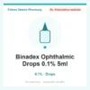 Binadex Ophthalmic Drops 0.1% 5ml