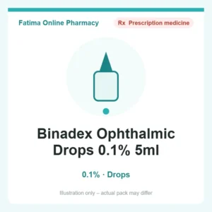 Binadex Ophthalmic Drops 0.1% 5ml