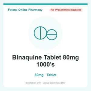 Binaquine Tablet 80mg 1000’s