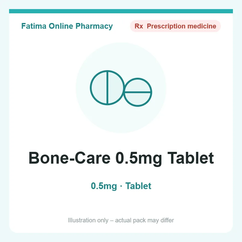 bone care 0 5 mg tablet Bone-Care 0.5mg Tablet