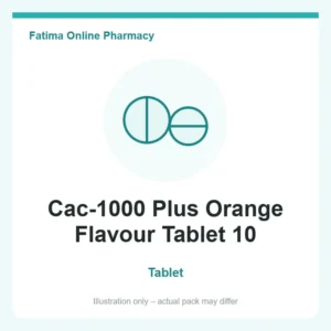 Cac-1000 Plus Orange Flavour Tablet 10
