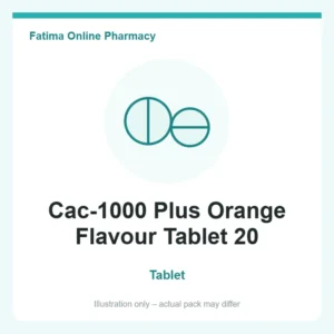 Cac-1000 Plus Orange Flavour Tablet 20