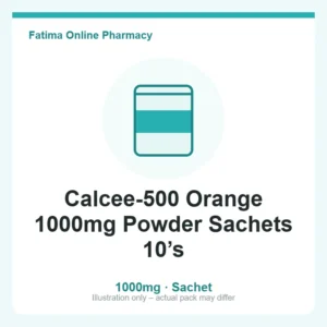 Calcee-500 Orange 1000mg Powder Sachets 10’s