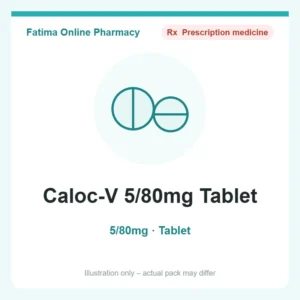 Caloc-V 5/80mg Tablet
