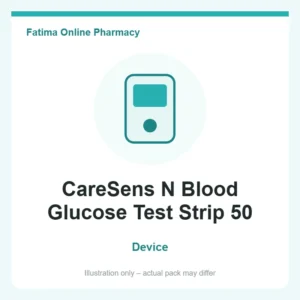 CareSens N Blood Glucose Test Strip 50 – device
