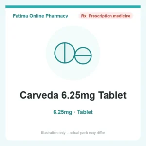 Carveda 6.25mg Tablet